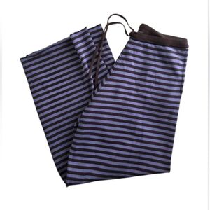 Form Women's Knit Drawstring Pants Purple Brown Size Medium